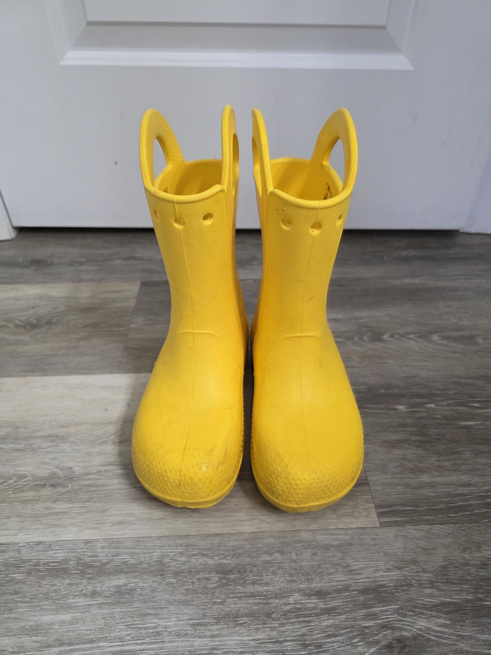 Kids Yellow Waterproof Rain Boots